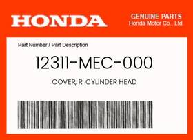 12311-mec-000 Honda Genuine Cover R. Cylinder Head -