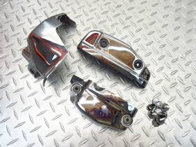 Honda 12355-mah-000 12356-mah-000 1998 98-02 Vt1100ct Vt1100 Shadow Ace Oem Chrome Cylinder Head Covers Lot