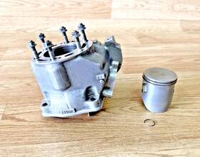 16221-kz3-l20 Honda 2002-2004 Cr250r Oem Cylinder Jug Barrel And Factory Std Piston Nice