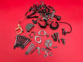 17504-kt1-670 Honda 1994 Xr250r Xr250 Bolts Set Bolt Collar Joint Exhaust Pipe Cover Oil Pump