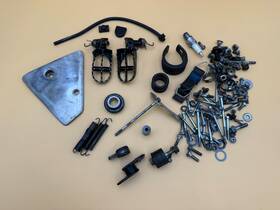 17506-kz3-860 Honda 1997 Cr125r Cr125 Bolts Set Bolt Fuel Tank Mounting Rubber Spring Pipe #3
