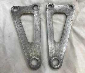 50401-ka4-830 Honda Cr250 Cylinder Head Stays Used Oe Part 1985 P/n