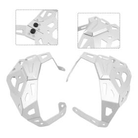 Hukyu 550742183733 Motorcycle Cylinder Head Guards Protector Cover For Bmw R1300gs Adv 2024 Silver