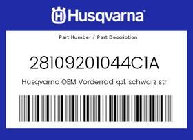 Husqvarna 28109201044c1a Genuine Vorderrad Kpl. Schwarz Straight Rim Well -