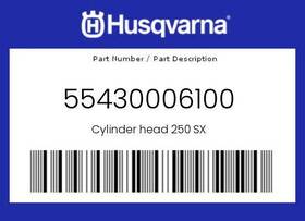 55430006100 Husqvarna New Genuine Oem Cylinder Head 250 Sx -