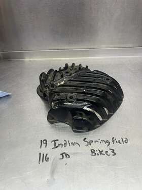 5633834 Indian Chief Dark Horse Chieftain Oem Front Cylinder Head Rocker Cover Black