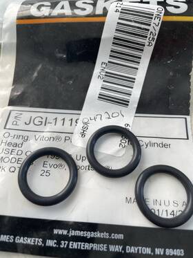 James Gasket Jgi-11190 Gaskets Pushrod Cylinder Head O-rings Set Of 3 For Harley Evo