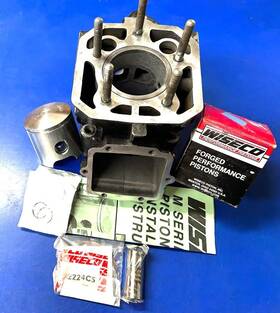 11005-1476 Kawasaki Kx 125 Cylinder Engine Piston New Bore Sleeve Kx125 Matching