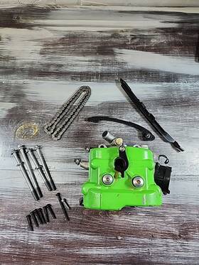 49118-0983 Kawasaki 2019 2020 Kx450 Motor Engine Cylinder Head Top End With Camshaft Kx450x