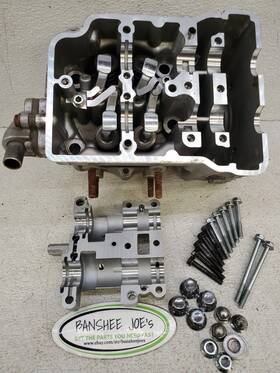 3688 Kawasaki Bjr#3688 86-06 Vulcan 750 Rear Cylinder Head With Rocker Arms And Valves