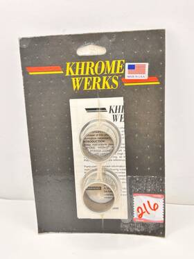 56202000 Khrome Werks 31-723 Drop In Power Cones For Harley Evolution Header Pipe