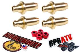 30-3120 Kibblewhite Precision Bpratv Honda Crf250r Mrs16 Xr400 Xr 400 400ex Head Intake Exhaust Valve Guides Red Seals