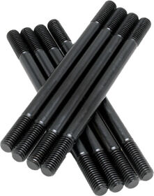 Mgc25peqtg Kpmi Black Cylinder Studs 8 Pc Kit Harley-davidson Softail 2000-2016