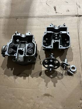 123456 Ktm 2001 250exc Oem Cylinder Head Topend Top End 250 Exc Ex C Damaged