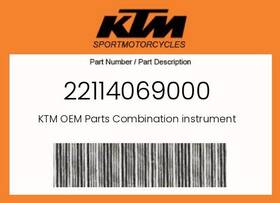 Ktm 22114069000 Genuine Combination Instrument -