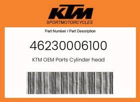 Ktm 46230006100 Genuine Cylinder Head -