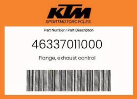 46337011000 Ktm Genuine Flange Exhaust Control -