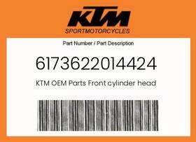 Ktm 6173622014424 Genuine Front Cylinder Head -