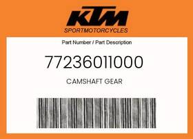 77236011000 Ktm Genuine Camshaft Gear -