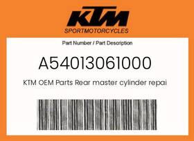 A54013061000 Ktm Genuine Rear Master Cylinder Repair Kit -