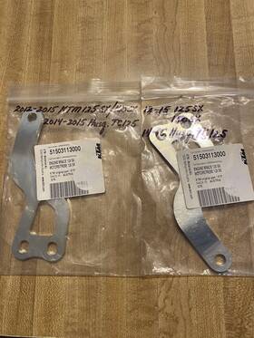 51503113000 Ktm / Husqvarna Oem Husq. Top Frame To Cyl . Head Stay Mounts For 2012-2015 125sx 150sx