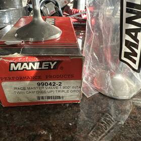 99042-2 Manley Valves For 2005 And Up Harley-davidson Twincam Heads Race Master