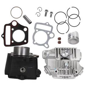 Marddpair 7654828-465608 Top End Kit Cylinder Head Piston For Honda Trx90 Sportrax 90 1993-2005