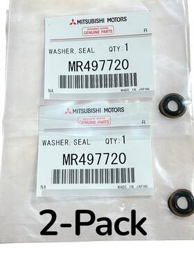 Mitsubishi Mr497720 Genuine Turbo Return Line Gasket Lancer Evo 2-pack Oem New