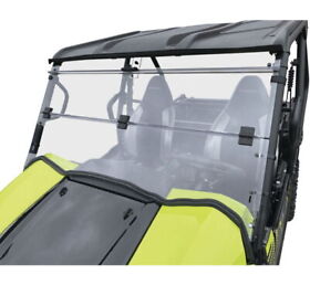 V000266-12200q Quad Boss Windbreak Folding Windshields Clear