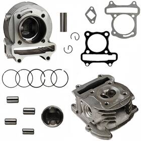 Head-1064 Redcap Cyld-0100 52.4mm Cylinder Kit 64mm Valves For 100cc Gy6 Scooters Atv Dirt Bike Go Kart