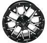Rt-gw081147110mbb Quadboss Quad Boss Barbwire Wheels Black Machined