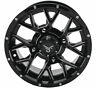 Rt-gw081147156bmia Quadboss Quad Boss Barbwire Wheels Black Milled