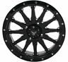 Rt-gw106147137bmib Quadboss Quad Boss Wagon Wheels Black Milled