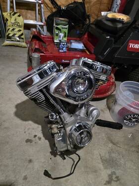 S&s Cycle De1549 S&s 124 Super Stock Evo Motor For 1984 To 1999 Harley Davidson V-twin Motorcycle