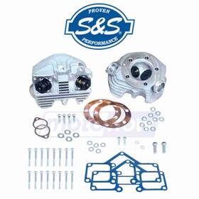 Ay7j S&s Cycle Mn/ay7j Super Stock Cylinder Heads Rubber Band Intake For 1982-1983 Kd