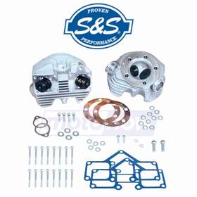 Tmp6 S&s Cycle Mn/tmp6 Super Stock Cylinder Heads Rubber Band Intake For 1979-1981 Dd