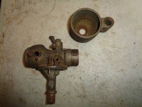 Hx184 Schebler Used Carburetor Body With Bowl 1924-25 Indian Prince