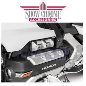 83pn Show Chrome Mn/83pn Cylinder Head Cover For 2018-2020 Honda Gl1800 Gold Wing Tour Vr