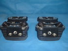16721-84d Super Breather Black 99 Oem Set 16720-84c 92-99 Mile Harley Head Softail - Evo