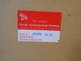 4865fc Superior 4865rc Harley Davidson 2pr. / 74 Inch Ph Cylinder Jug