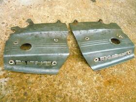 11172-33101 Suzuki 11171-33102 1974 Gt380 Sebring Oem Cylinder Head Covers Rare