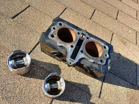 11210-01d01 Suzuki Hd14 89-96 Gs500 Engine Top Cylinder Jug Block Piston Motor Head