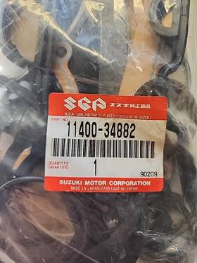 11400-34882 Suzuki Oem Nos - Brand New Gasket Set For 1997-2000 Gsx-r600