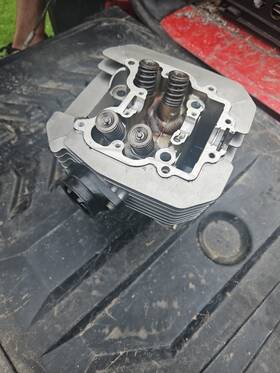 14d5e1 Suzuki 1990 Dr350 Jug And Cylinder Head Assembly Oem