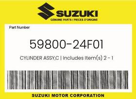 59800-24f01 Suzuki Genuine Cylinder Assy C Includes Item S 2 - 12