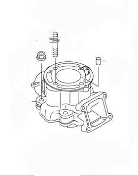 K1100-51973 Suzuki 2003 - 2005 Rm65 Kawasaki Kx65 Genuine Oem Comp Cylinder Jug Top End Read