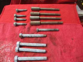 014825 Triumph E12888 650 Cylinder Head Bolts 1971 1972