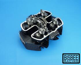 T1151975 Triumph 04 Thruxton 02-16 Bonneville Engine Cylinder Head Valves 6k Miles