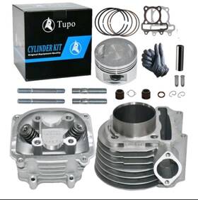 Tp25030601 Tupo For Gy6 150cc 200cc Big Bore Kit Set Cylinder Head Piston Gasket 61mm 170cc