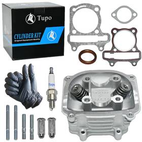 Tp25031801 Tupo 125cc To 150cc Top End Cylinder Head Kit Compatible With Valves Set For Gy6 1